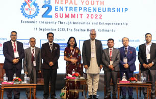 Mentos of NYES 2022 with Nepal
Investment Board CEO Mr. Sushil Bhatta